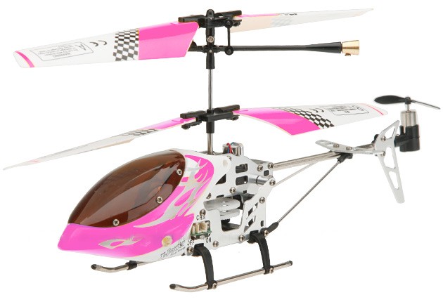 SH6020-1-P - SWIFT 3CH Helicopter with Gyro System (Pink)